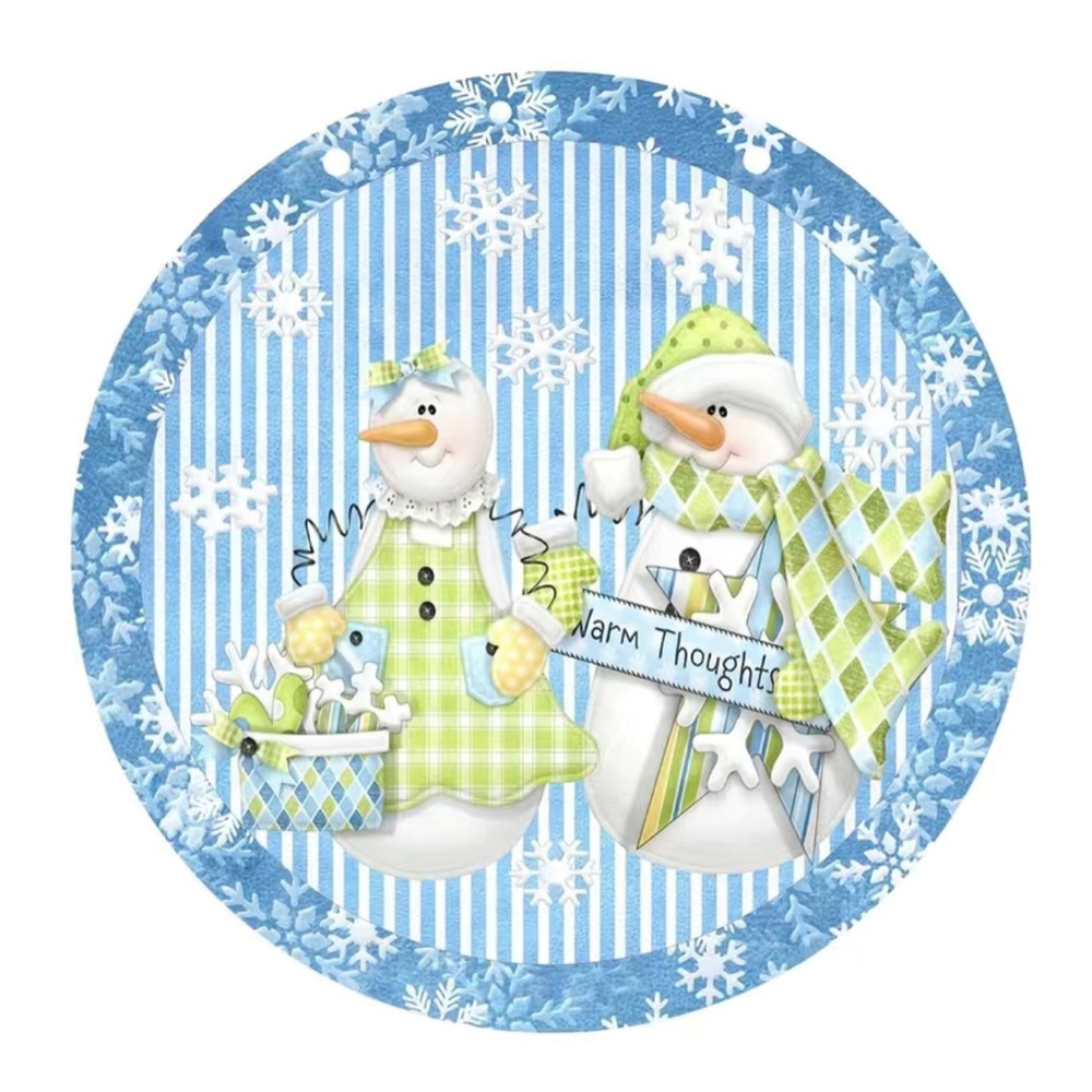 Winter Snowman Wooden Sign Snowman Wall Decor Winter Home Decor